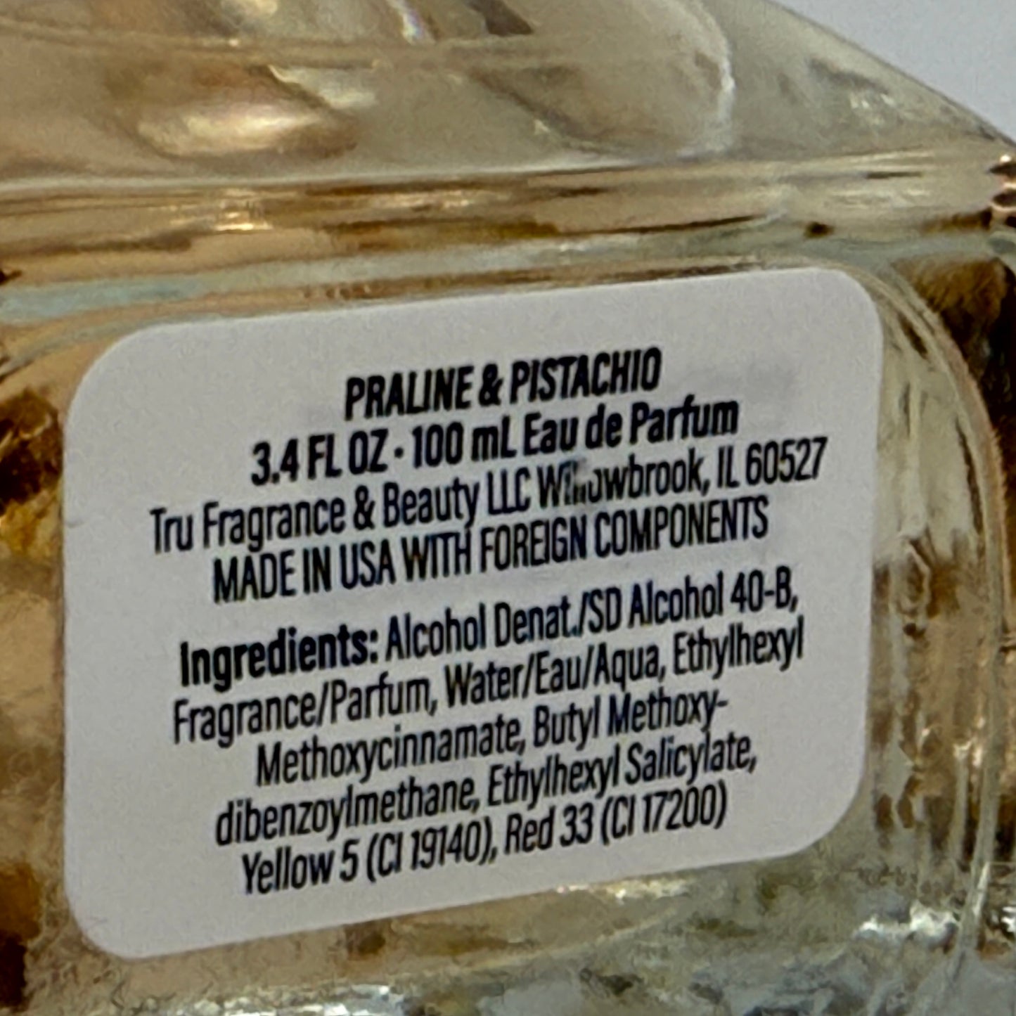 Praline & Pistachio EDP 100 ml By Tru Fragrance & Beauty, Size: