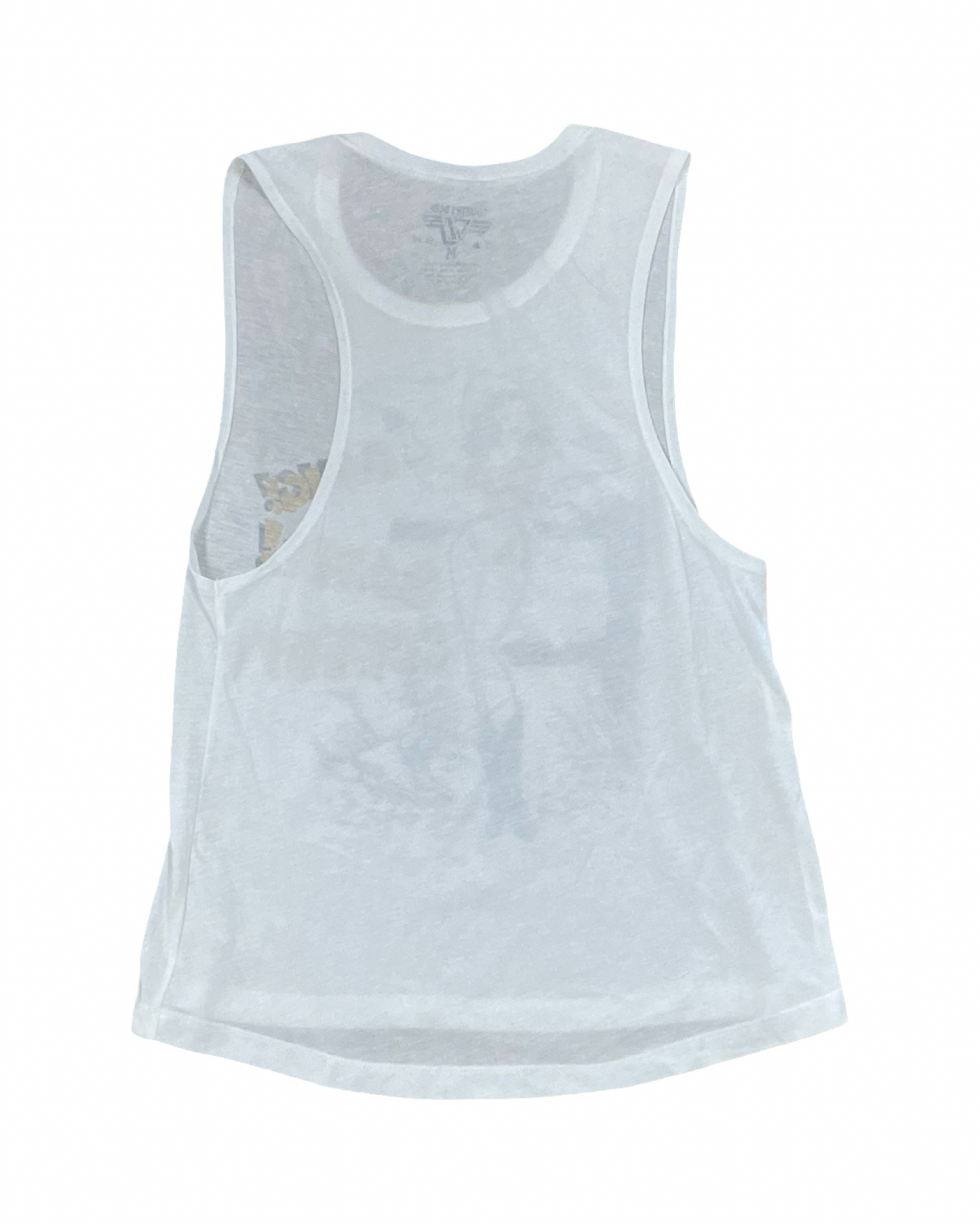 Top Sleeveless By Clothes Mentor In White, Size:M