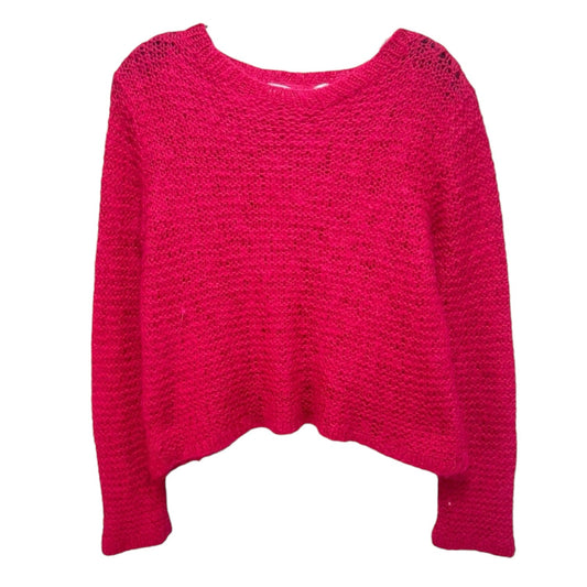 Mohair Blend Sweater By Limited In Pink, Size: S