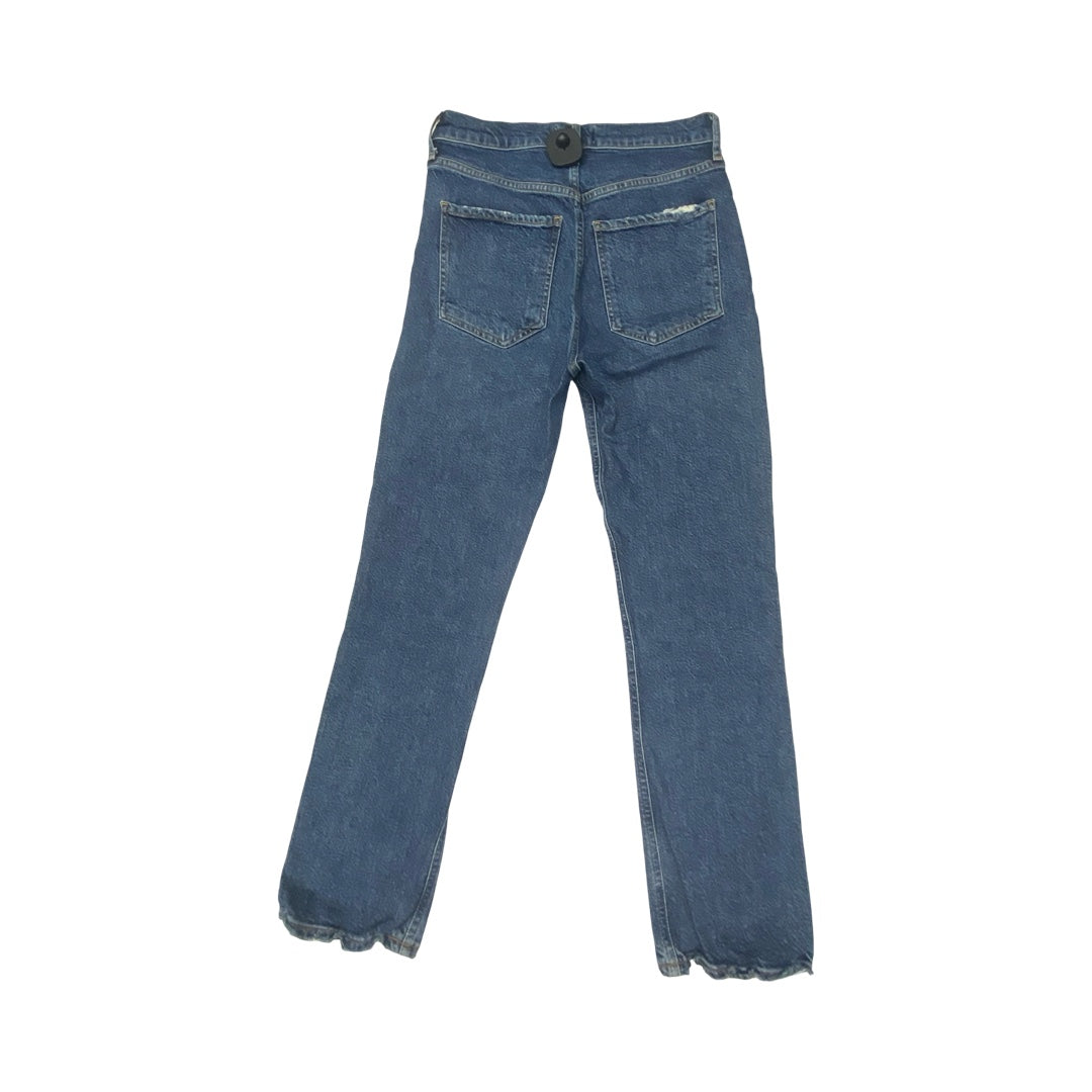Jeans Straight By Agolde In Blue, Size:2