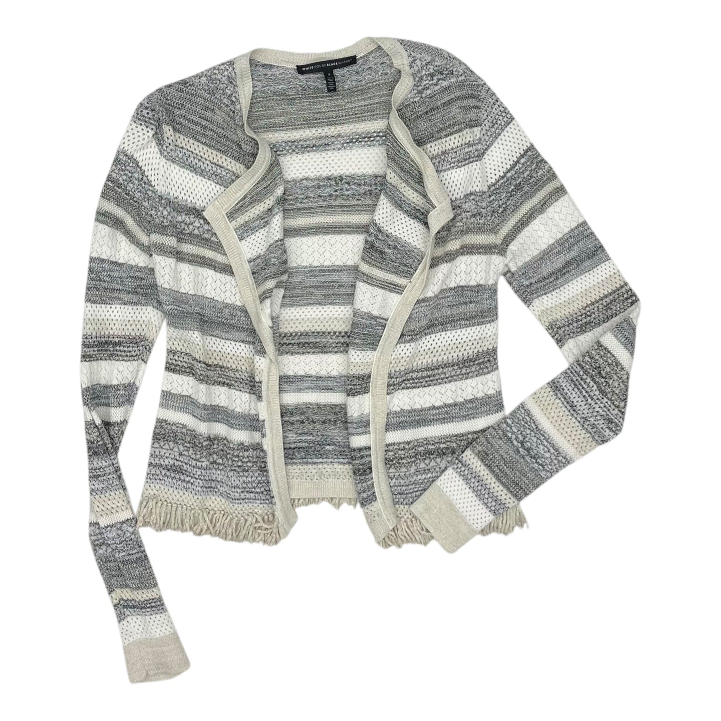 Cardigan By White House Black Market In Black & White, Size:S