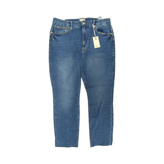 Jeans Boyfriend By Good American In Blue Denim, Size:16