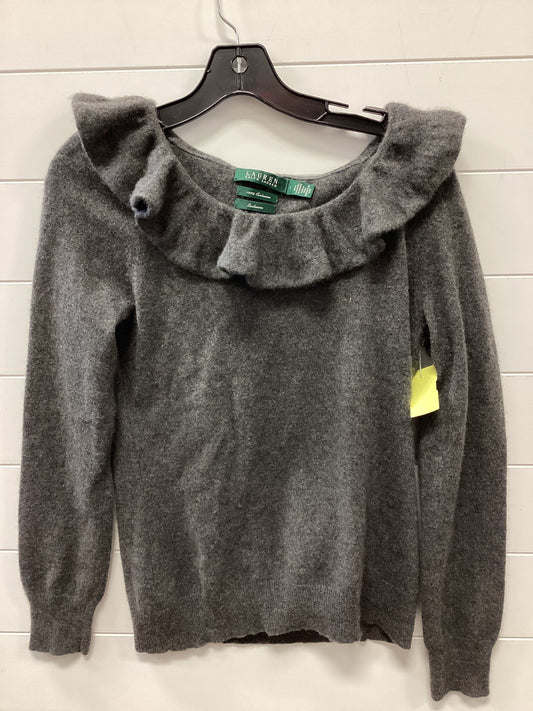 Sweater Cashmere By Ralph Lauren In Grey, Size:L