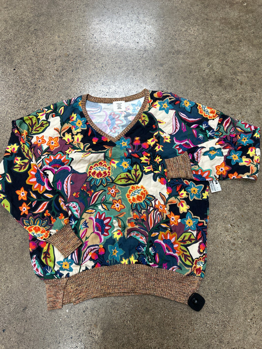 Top Ls By Aldomartins In Floral Print, Size:Xl