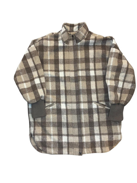 Jacket Other By Steve Madden In Plaid Pattern, Size:M