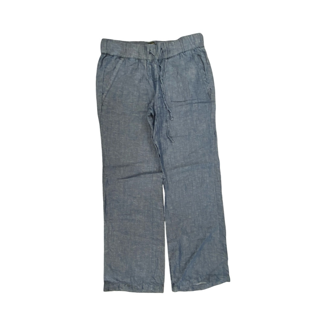 Pants Linen By Ann Taylor In Blue, Size:2