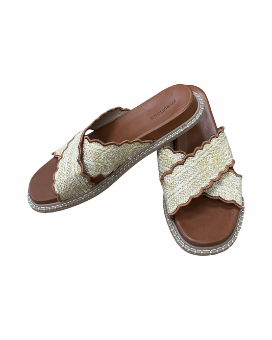 Sandals Flats By Maurices In Brown, Size:10