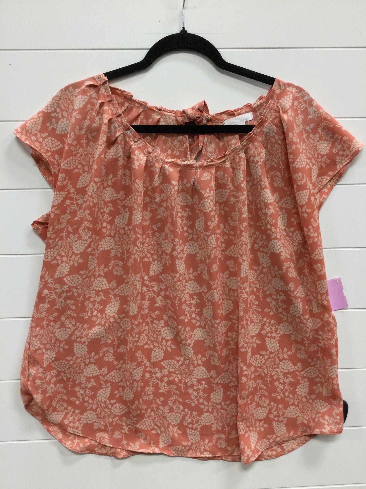 Top Ss By Lc Lauren Conrad In Coral, Size:1X
