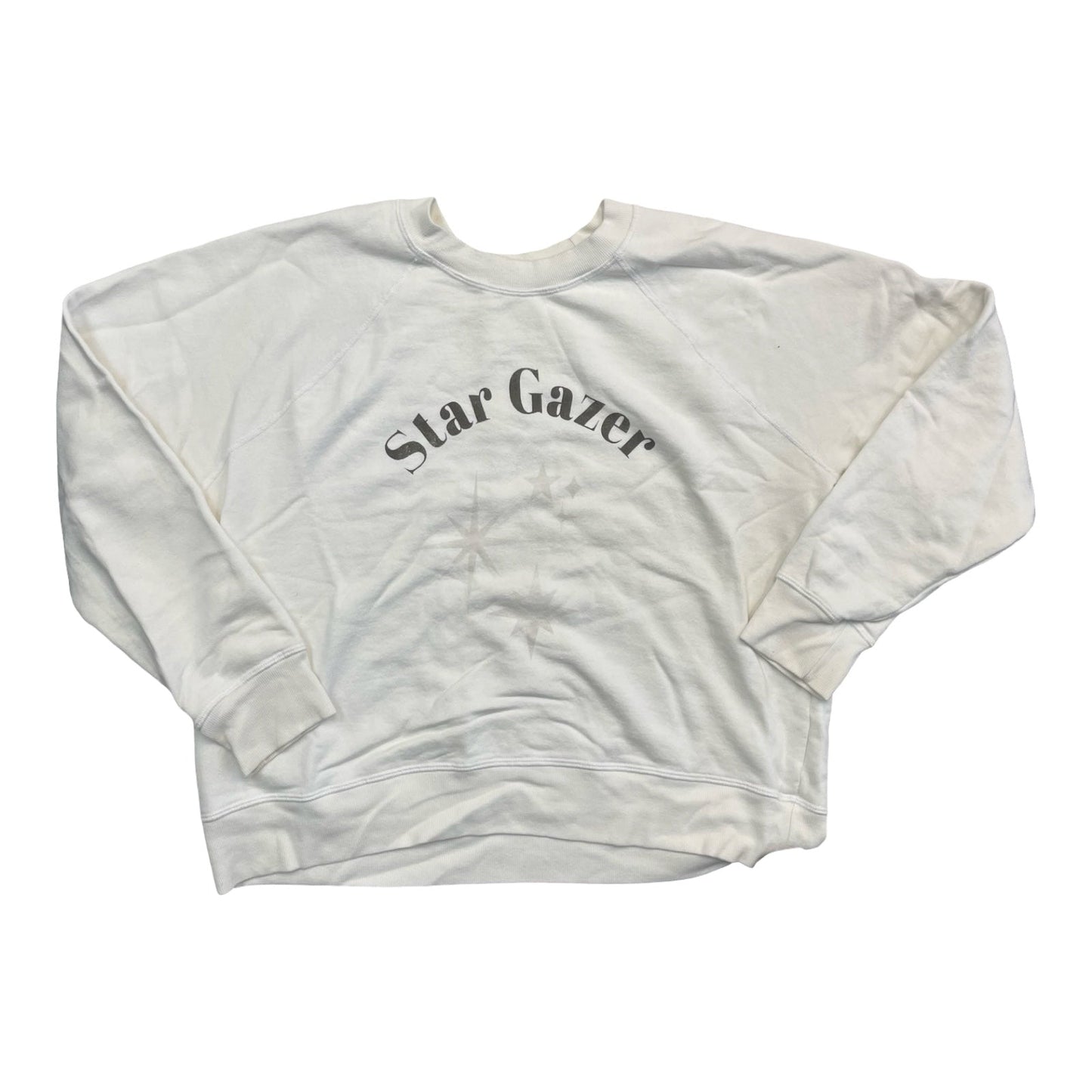 Sweatshirt Crewneck By Spiritual Gangster In Ivory, Size:Xl