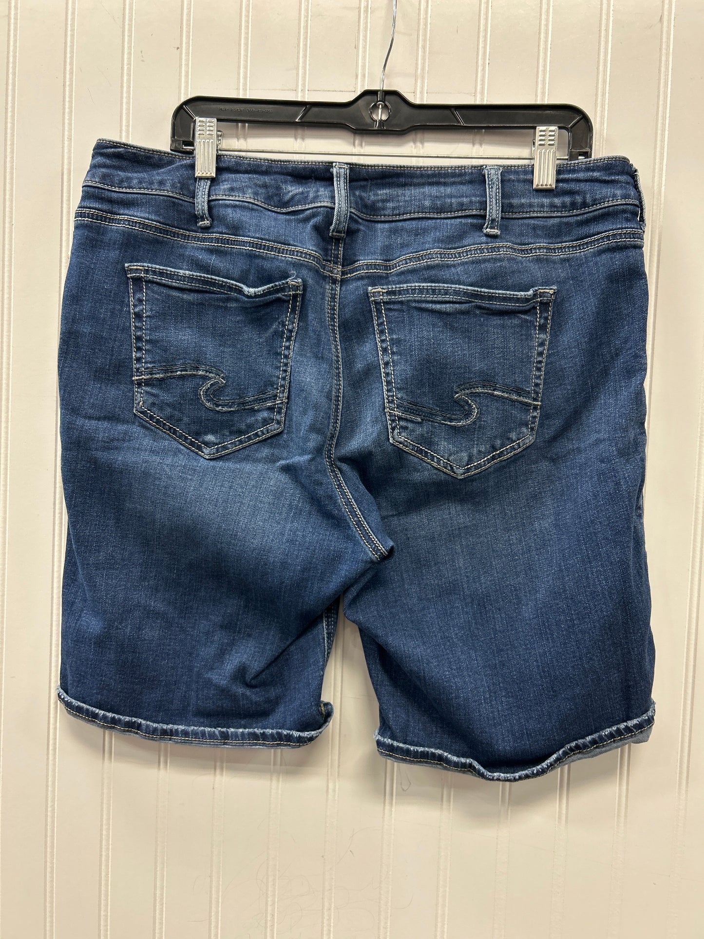 Shorts By Silver In Blue Denim, Size:14