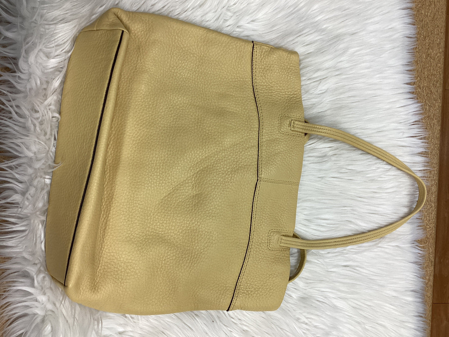 Tote Designer By Coach In Yellow, Size:Medium