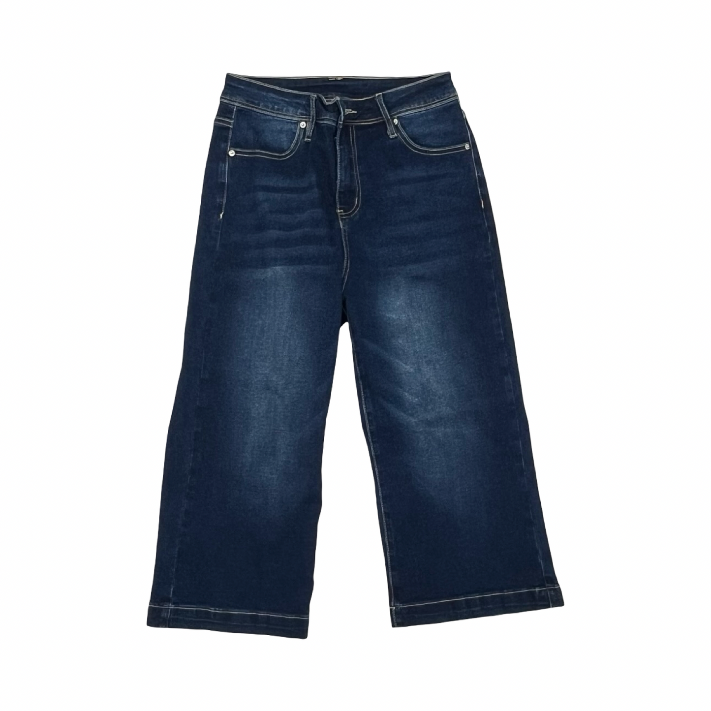 Jeans Cropped By Clothes Mentor In Blue Denim, Size:6