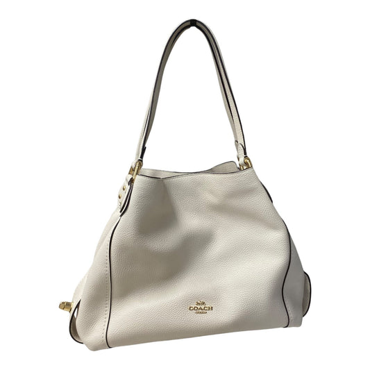 Handbag Designer By Coach In Ivory, Size:Medium