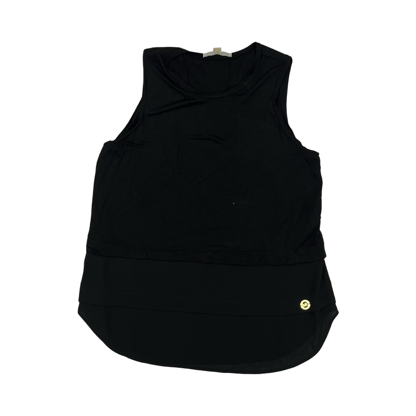 Top Sleeveless Designer By Michael Kors In Black, Size:L