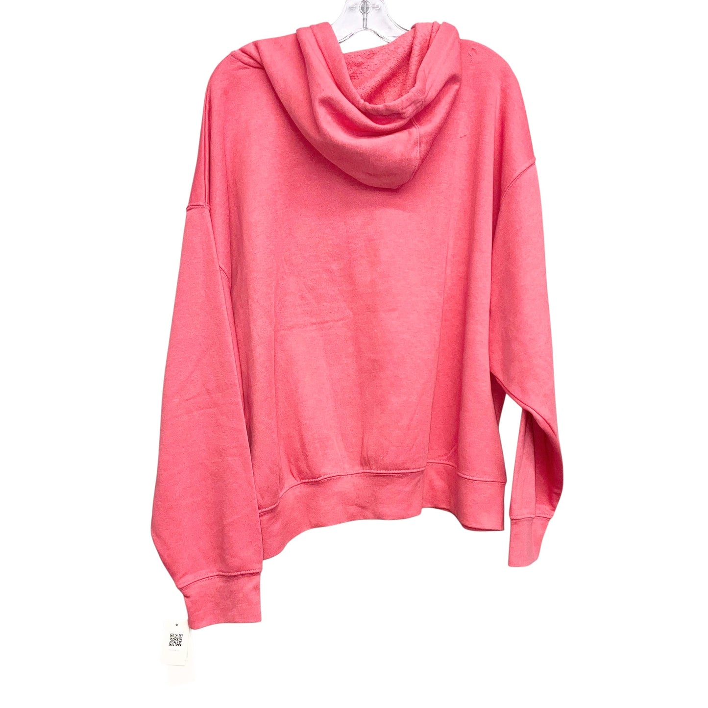 Sweatshirt Hoodie By RELAXX In Coral, Size:L