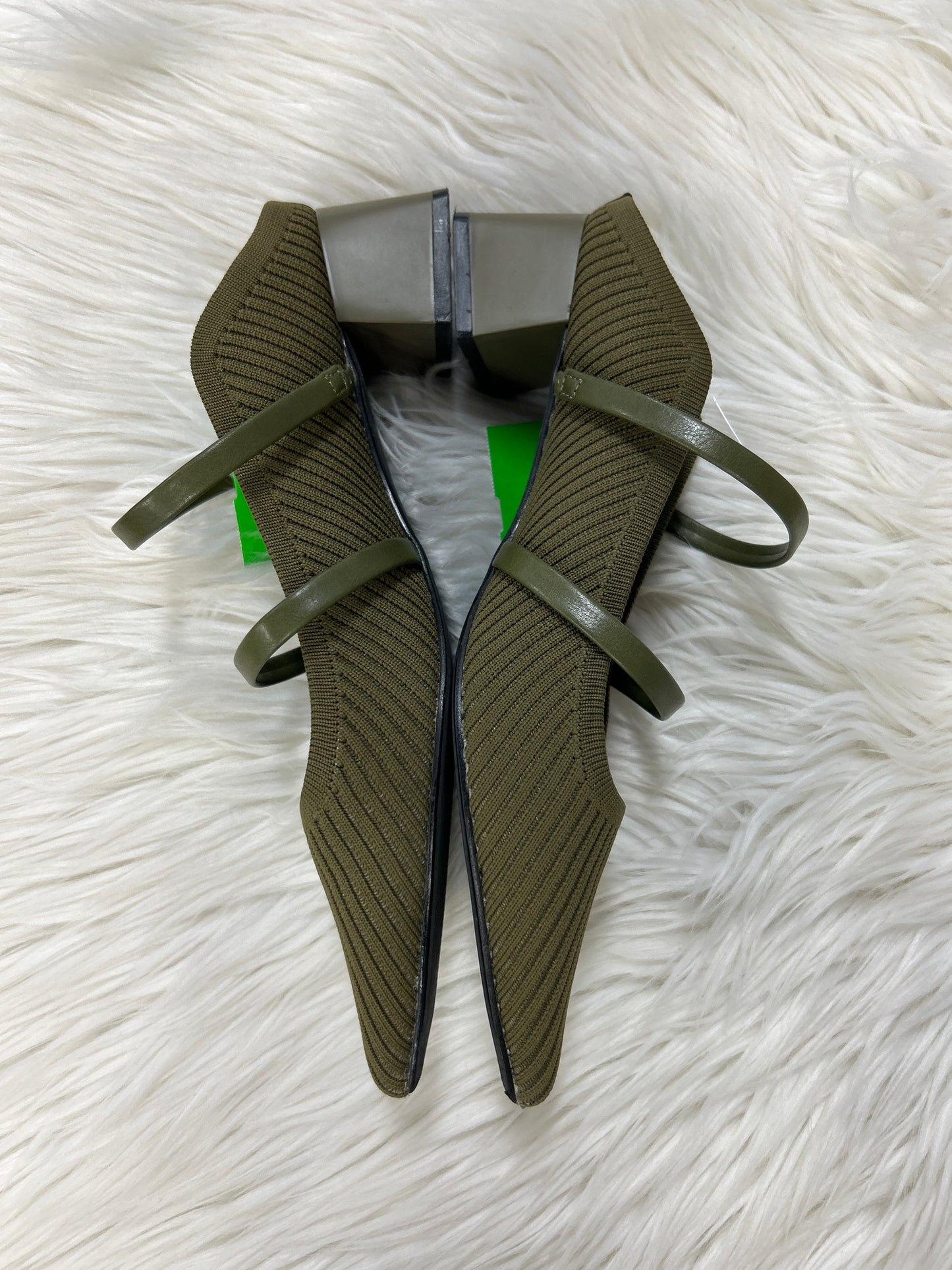 Shoes Heels Block By Cmc In Green, Size:8.5