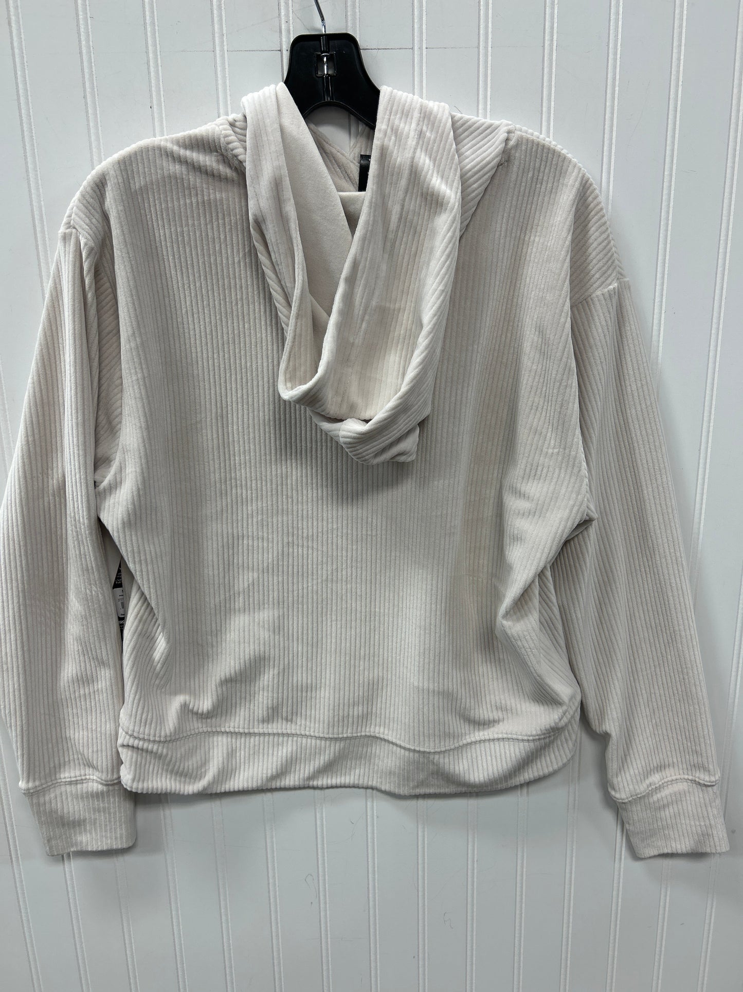 Athletic Top Ls Hoodie By Avia In Tan, Size:S