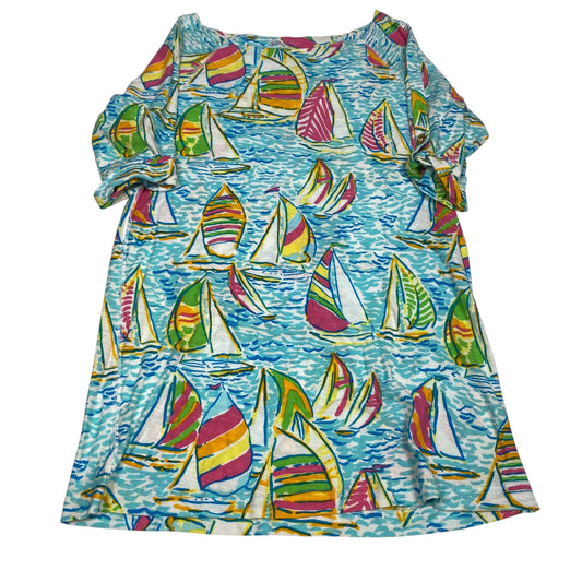 Dress Designer By Lilly Pulitzer In Blue & Pink, Size:S