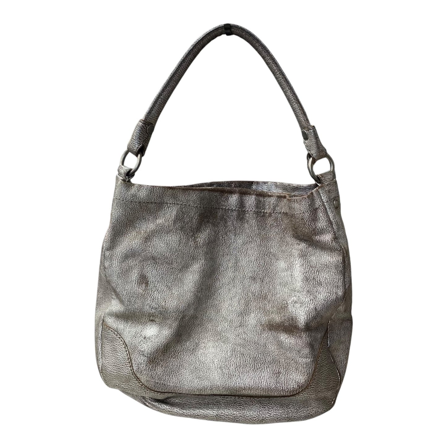 Handbag Designer By Frye In Grey, Size:Medium