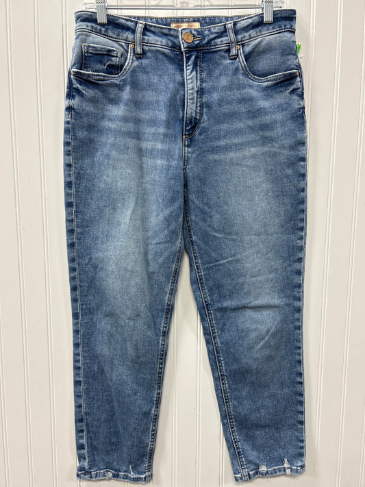 Jeans Skinny By Kut In Blue Denim, Size:8