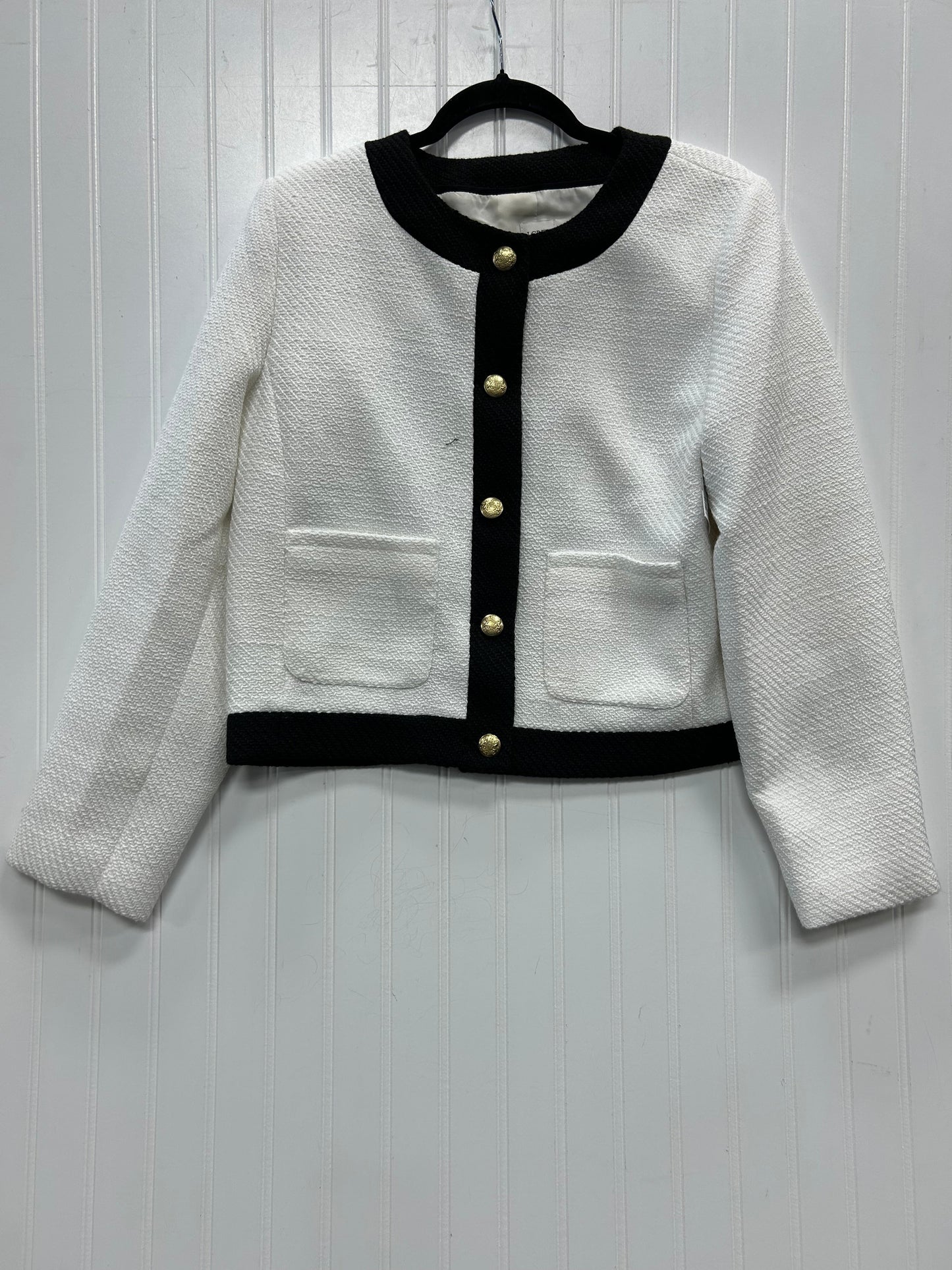 Blazer By J. Crew In Cream, Size:14