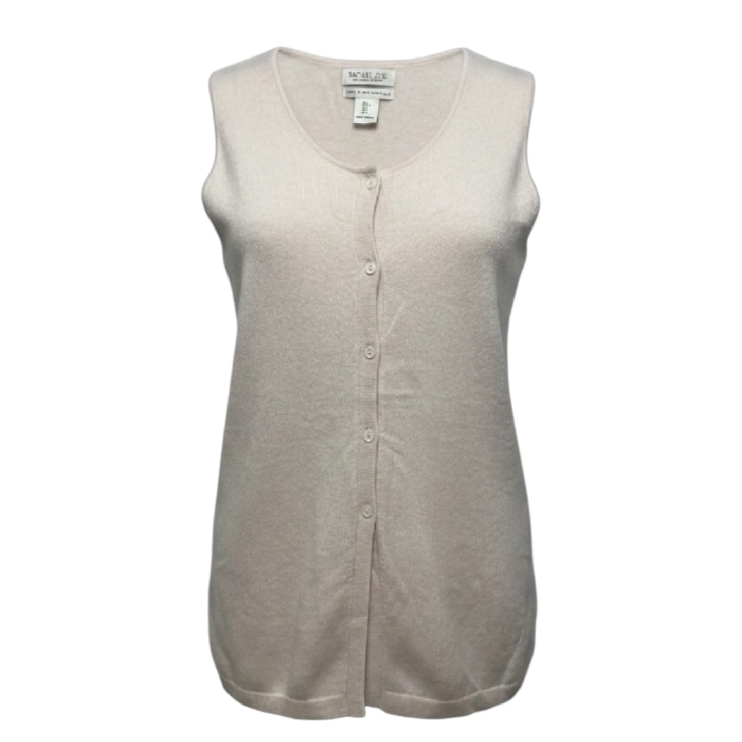 Sweater Vest Cardigan Cashmere By Rachel Zoe In Pink, Size: S