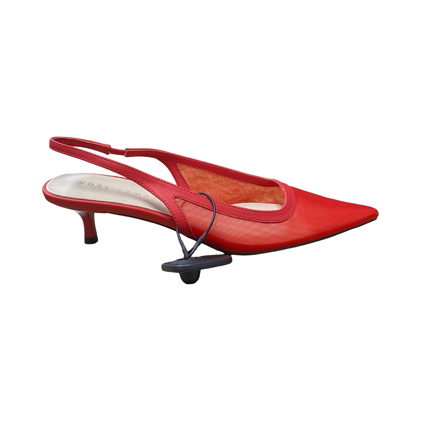 Shoes Heels Kitten By Yosi Samra In Red, Size:9.5