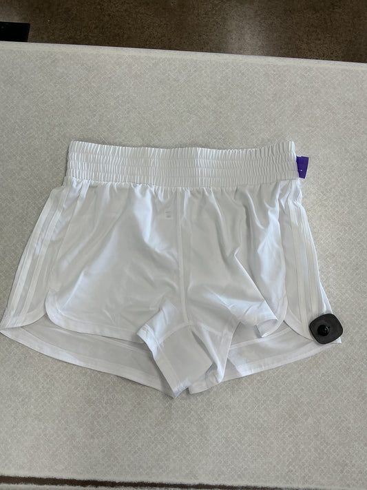 Athletic Shorts By Adidas In White, Size:M