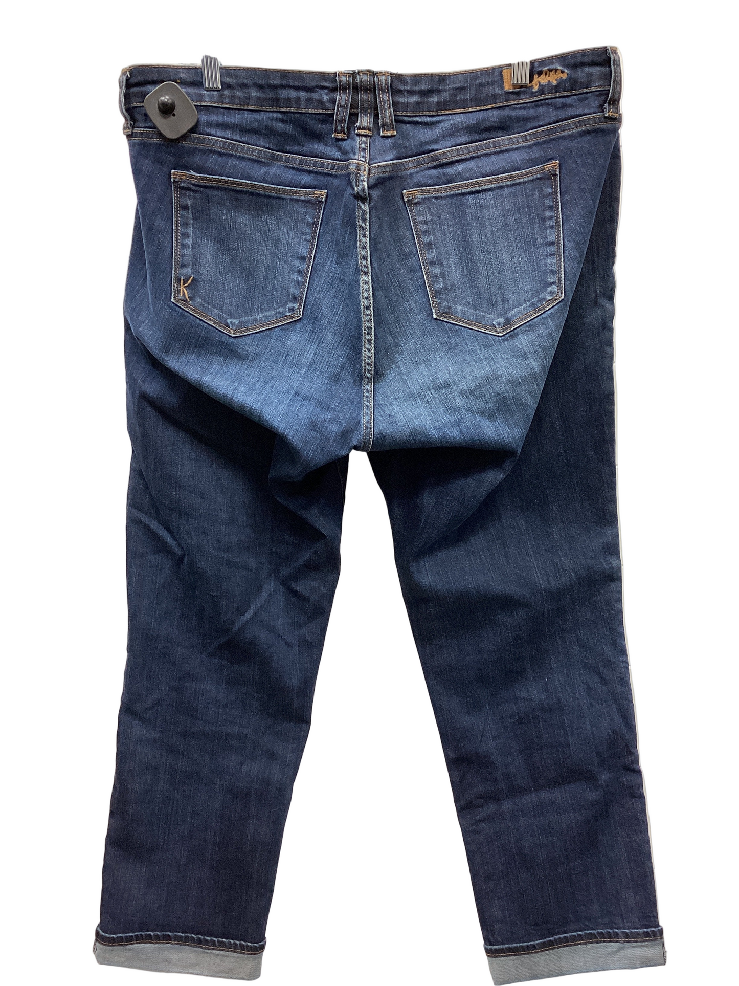 Jeans Boyfriend By Kut In Blue Denim, Size:16