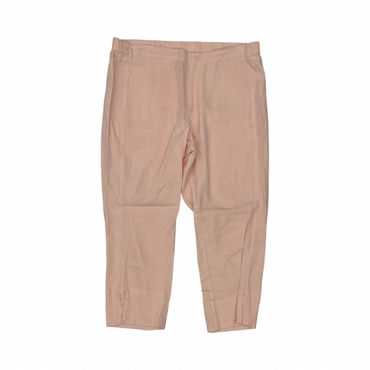 Pants Linen By J. Jill In Pink, Size:L
