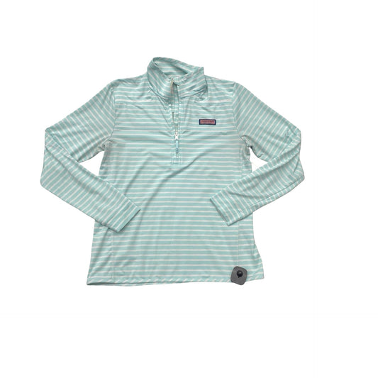 Athletic Top Ls Collar By Vineyard Vines In Striped Pattern, Size:S