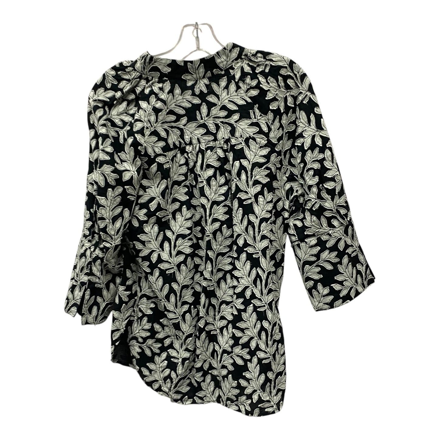 TOP LS by ANTHROPOLOGIE In BLACK, Size: S