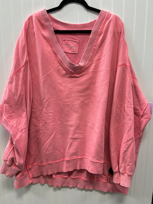 Top Ls By Aerie In Pink, Size:1X