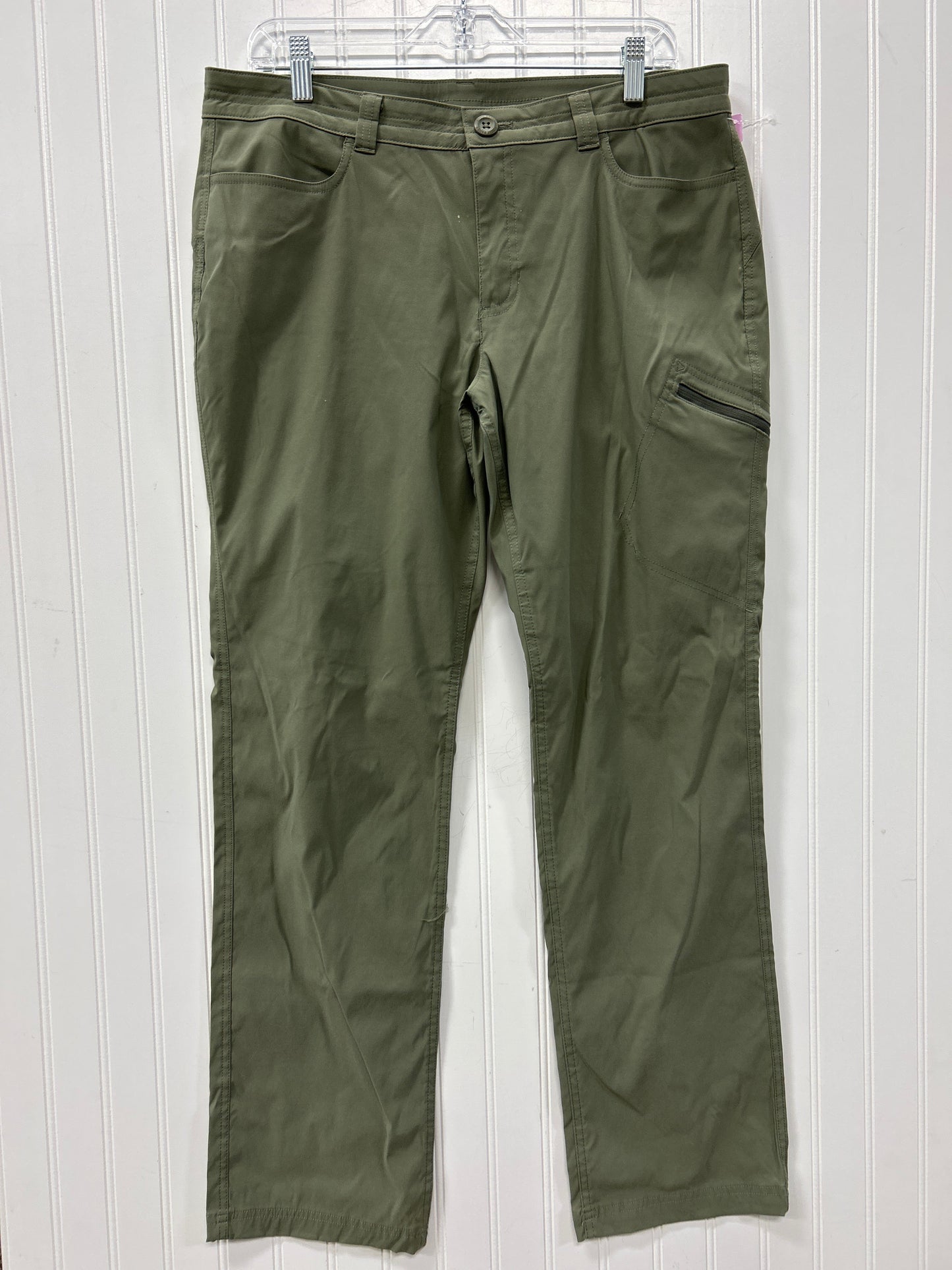 Athletic Pants By Eddie Bauer In Green, Size:12