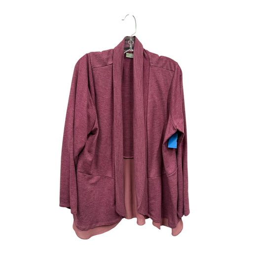 Cardigan By Logo In Purple, Size:2X