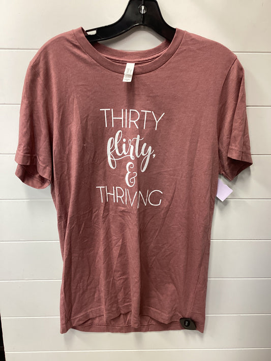 Top Ss By Bella + Canvas In Mauve, Size:M