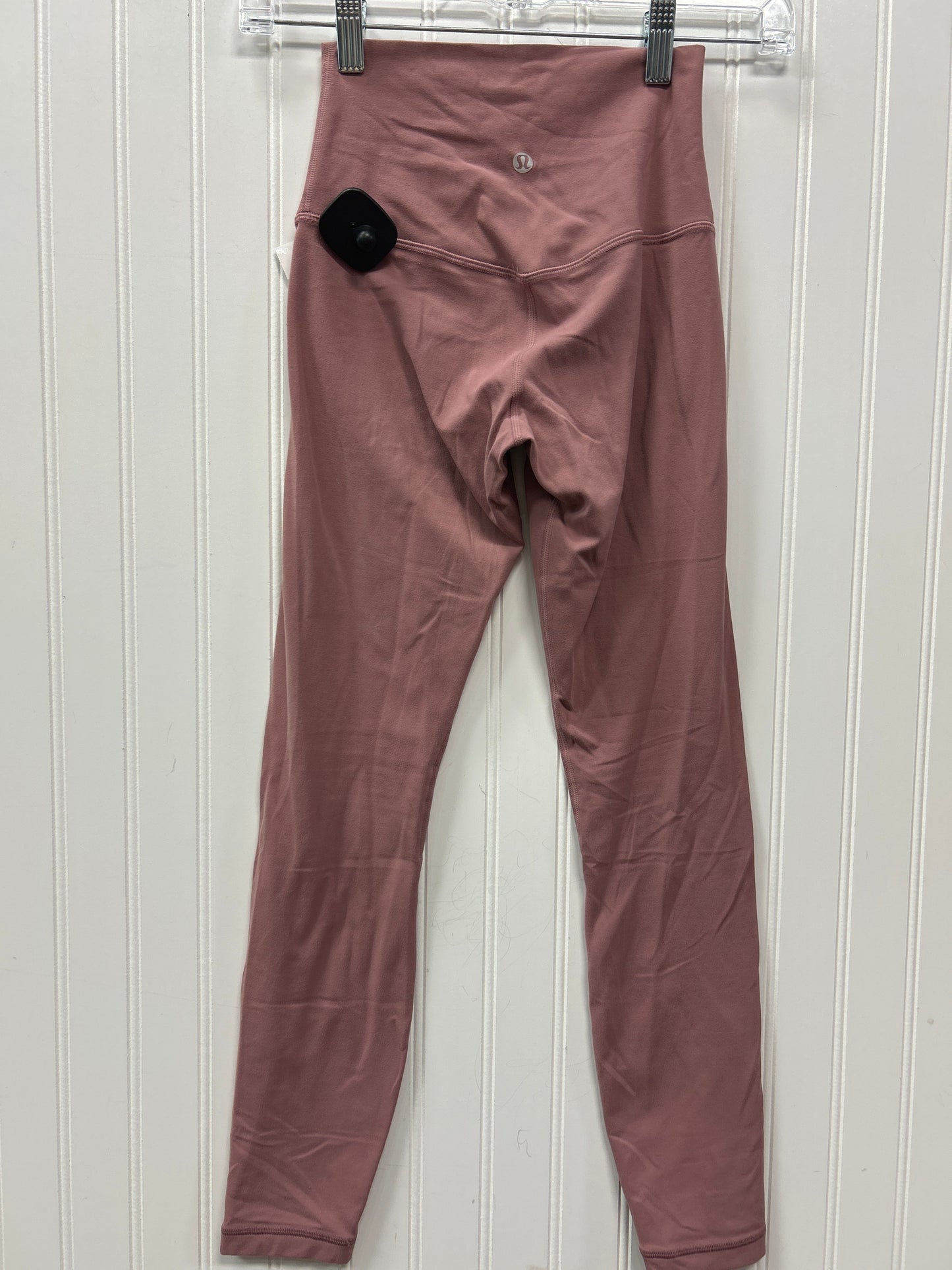 Athletic Leggings By Lululemon In Pink, Size:2
