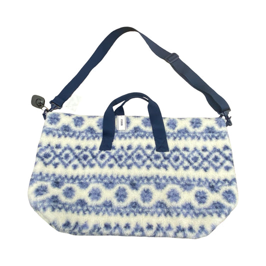 Tote By Pink In Blue & White, Size:Large