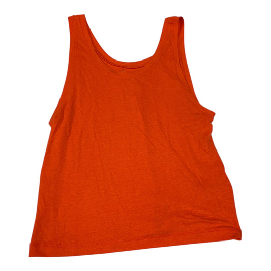 Top Sleeveless Basic By Madewell In Orange, Size:Xs