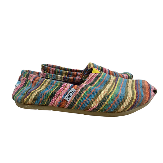 Shoes Flats By Toms In Multi, Size:9