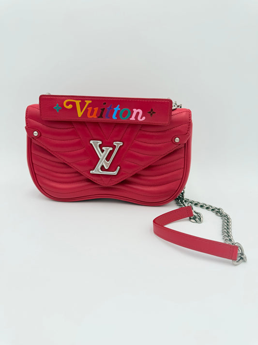 Handbag Luxury Designer By Louis Vuitton In Red, Size:Medium