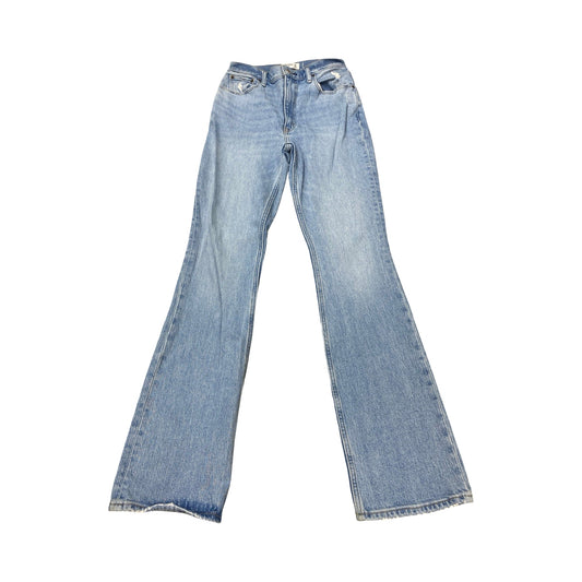 Jeans Flared By Abercrombie And Fitch In Blue, Size:0