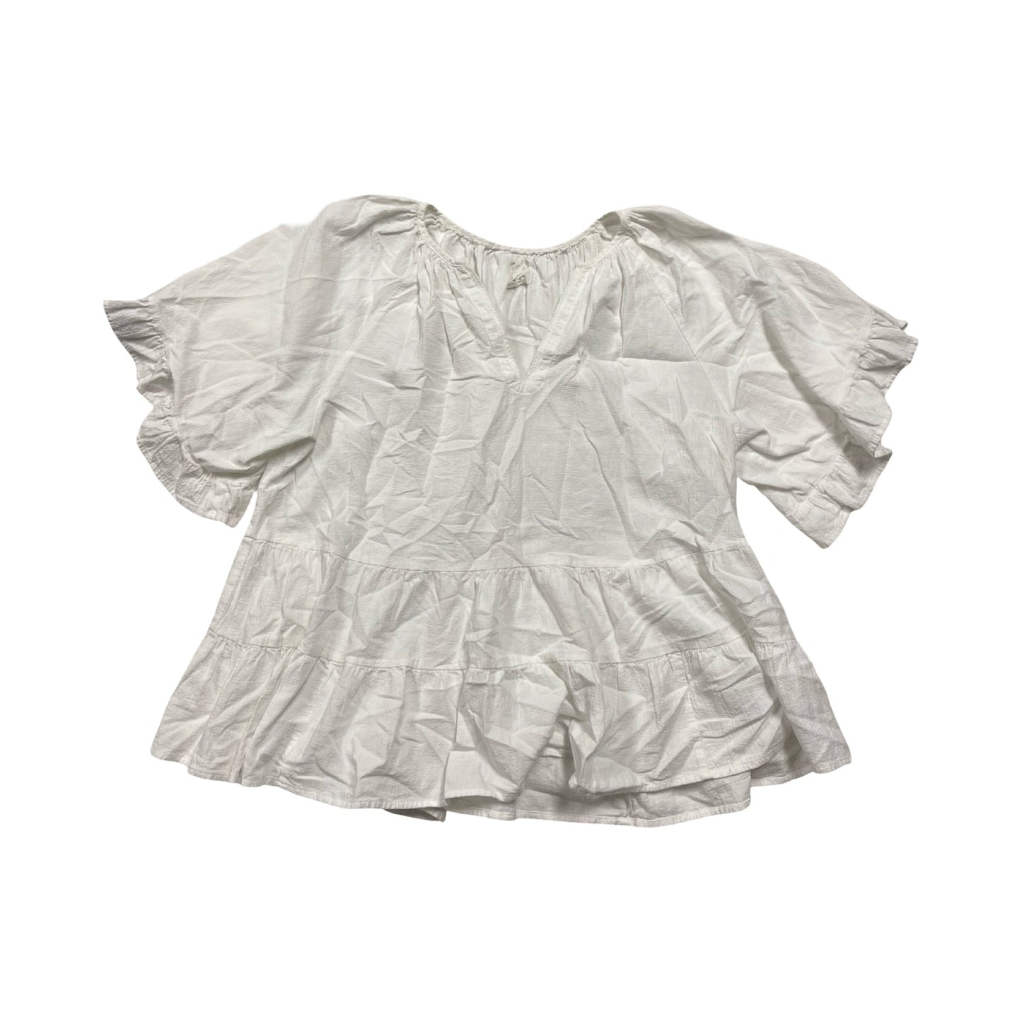 Top Ss By Anthropologie In White, Size:M