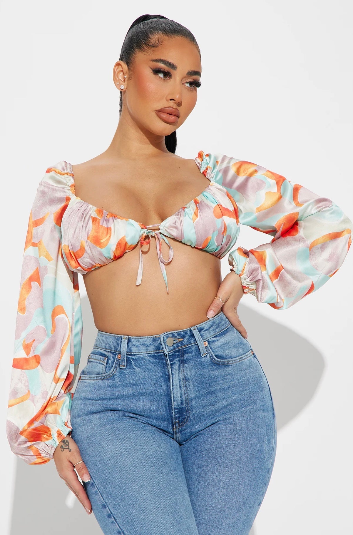 Top Long Sleeve By Fashion Nova  Size: Xl