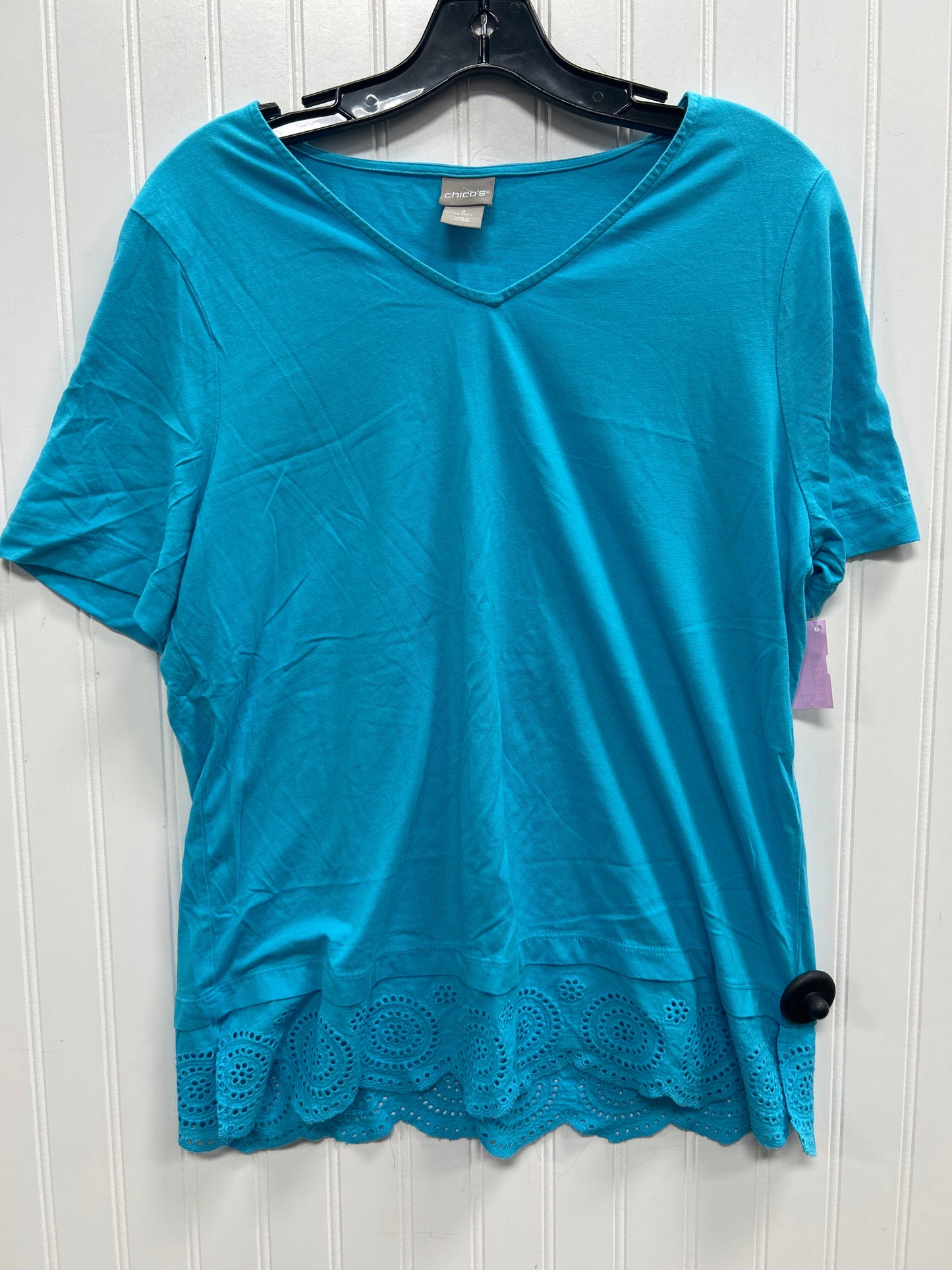 Top Ss By Chicos In Blue, Size:L