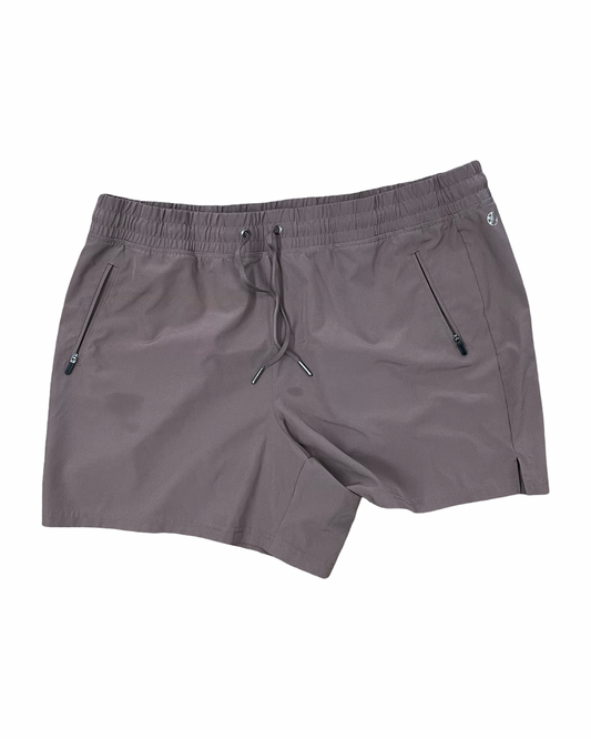 Shorts By Gaiam In Purple, Size:1X