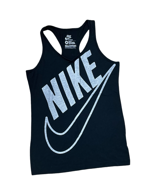 Athletic Tank Top By Nike In Black, Size:M
