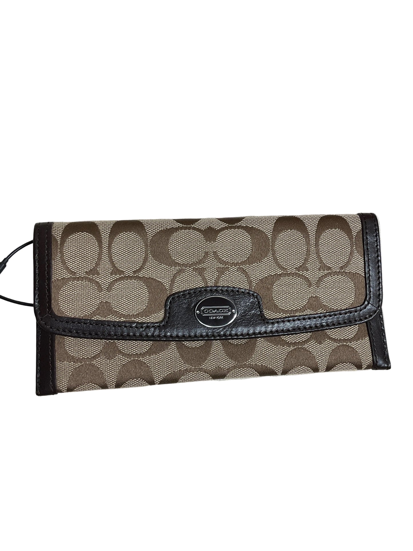 Wallet Designer By Coach In Brown, Size:Small