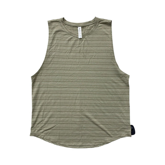Athletic Tank Top By Athleta In Striped Pattern, Size:M
