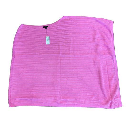 Poncho By Talbots In Pink, Size:Xl